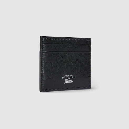 Lira card case - black leather