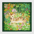 "Giardino di Seta" printed silk carré - muticolor