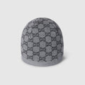 Baby GG wool hat - grey and dark grey