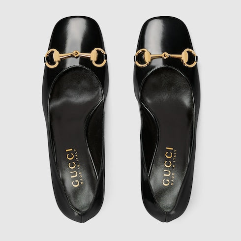 Women's Signora pump - black leather