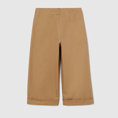 Children's twill pants - light brown