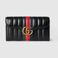 GG Marmont continental wallet - black leather