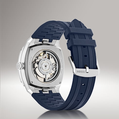 Gucci 25H watch, 40mm - blue rubber