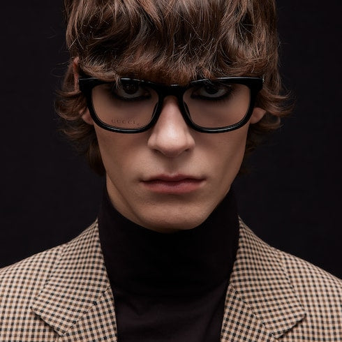 Rectangular optical frame - black