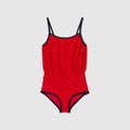 Children's GG terrycloth swimsuit - red