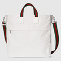 Large crossbody bag - white GG Supreme
