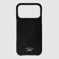 Case for iPhone 17 Pro Max - black leather