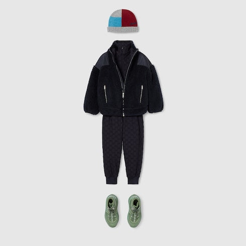 Children's GG jersey jogging pants - dark blue