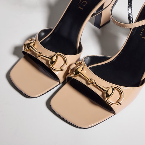 Women's Signora sandal - beige leather