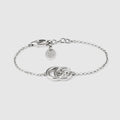 GG Marmont chain bracelet - palladium-toned brass