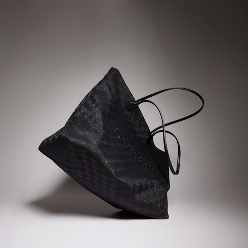 Gucci NY large tote bag - grey and black GG canvas